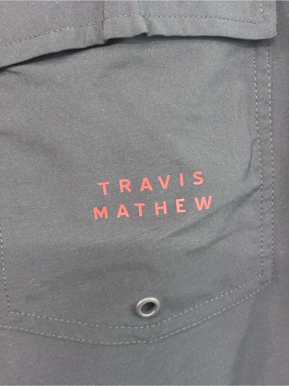 TravisMathew Men's Board Shorts Size 36 Navy Blue USA Patriotic Stars Stripes